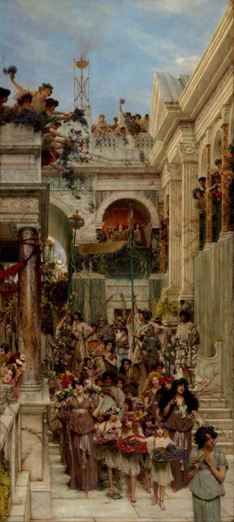 Alma-Tadema, Sir Lawrence Spring (mk23) China oil painting art